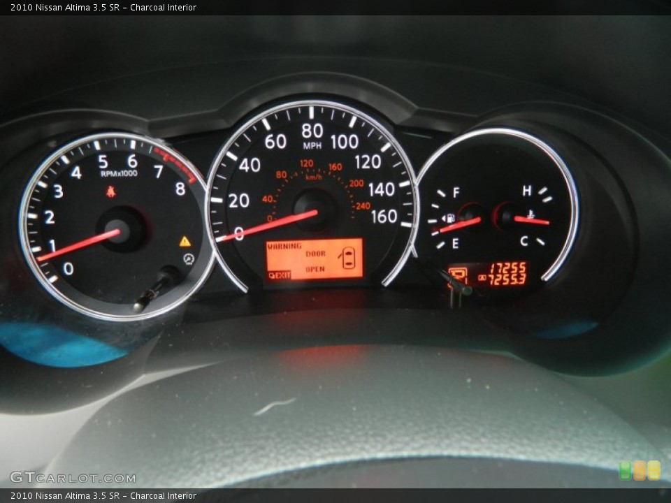 Charcoal Interior Gauges for the 2010 Nissan Altima 3.5 SR #68592998