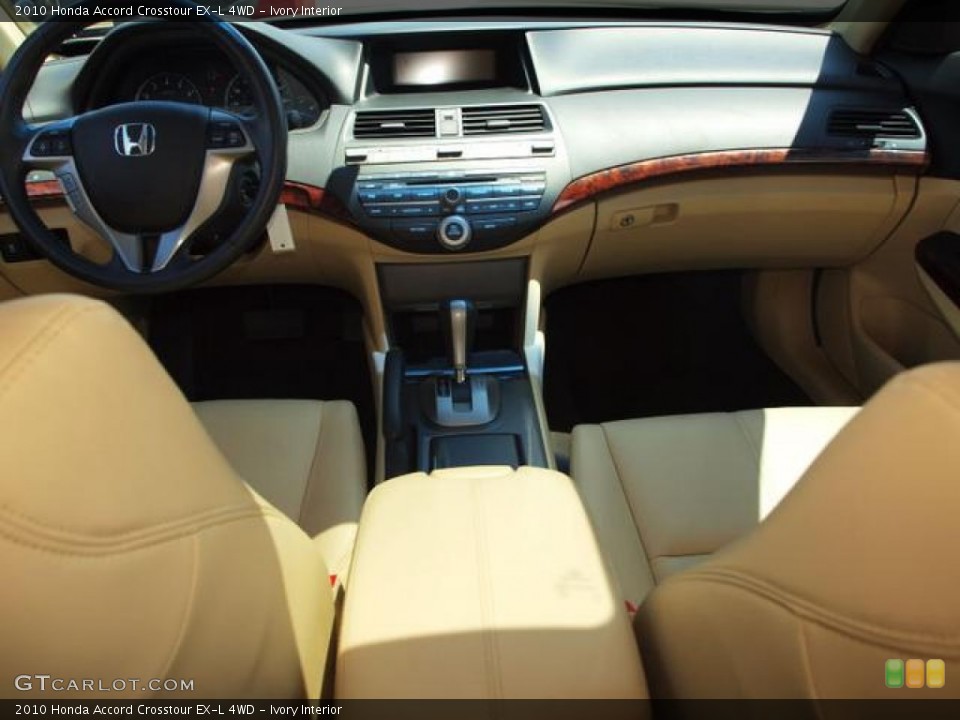 Ivory Interior Dashboard for the 2010 Honda Accord Crosstour EX-L 4WD #68593010