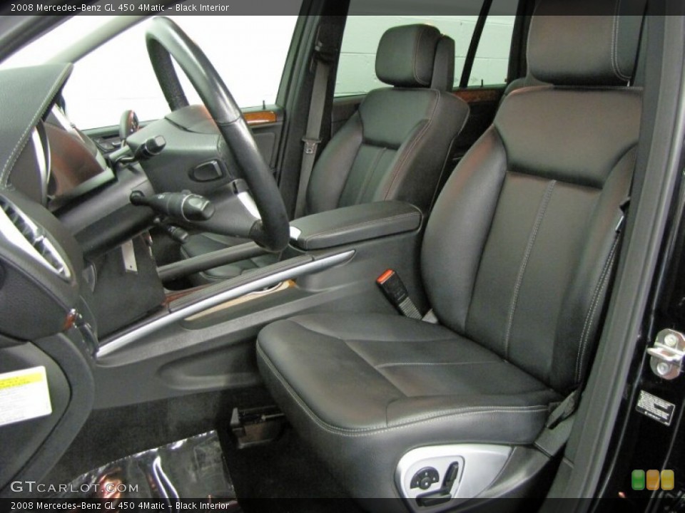 Black Interior Front Seat for the 2008 Mercedes-Benz GL 450 4Matic #68593634