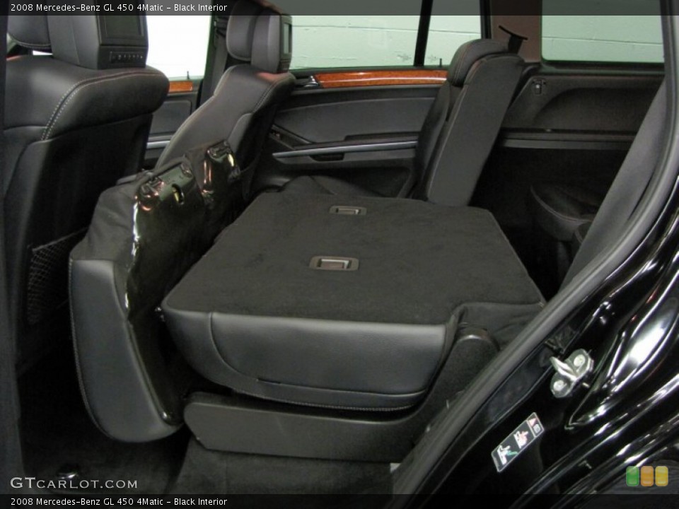 Black Interior Rear Seat for the 2008 Mercedes-Benz GL 450 4Matic #68593664