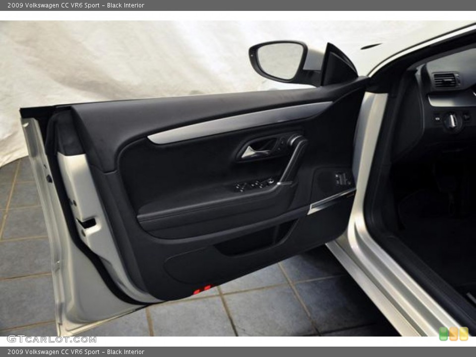 Black Interior Door Panel for the 2009 Volkswagen CC VR6 Sport #68594924