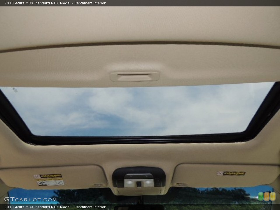 Parchment Interior Sunroof for the 2010 Acura MDX  #68594984