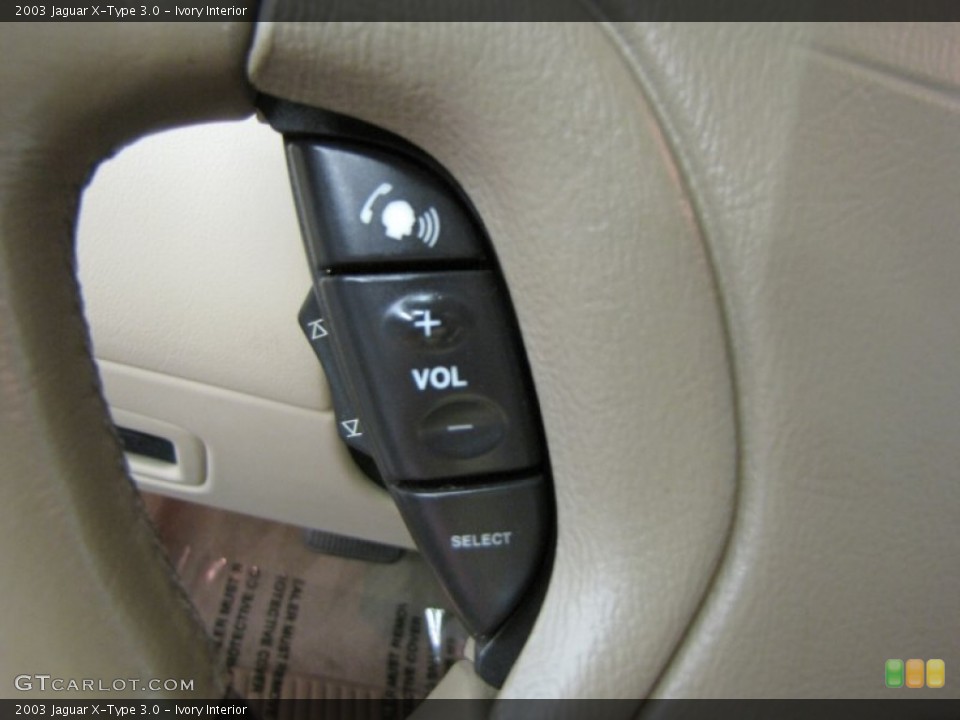 Ivory Interior Controls for the 2003 Jaguar X-Type 3.0 #68595025