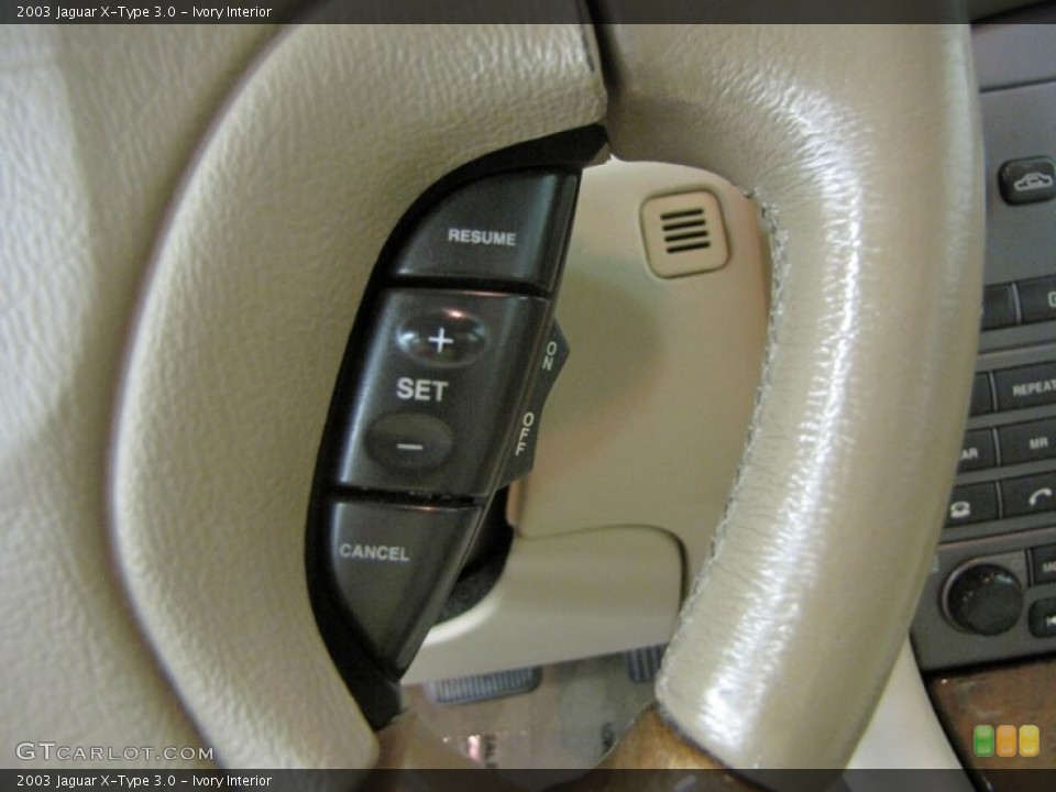 Ivory Interior Controls for the 2003 Jaguar X-Type 3.0 #68595034