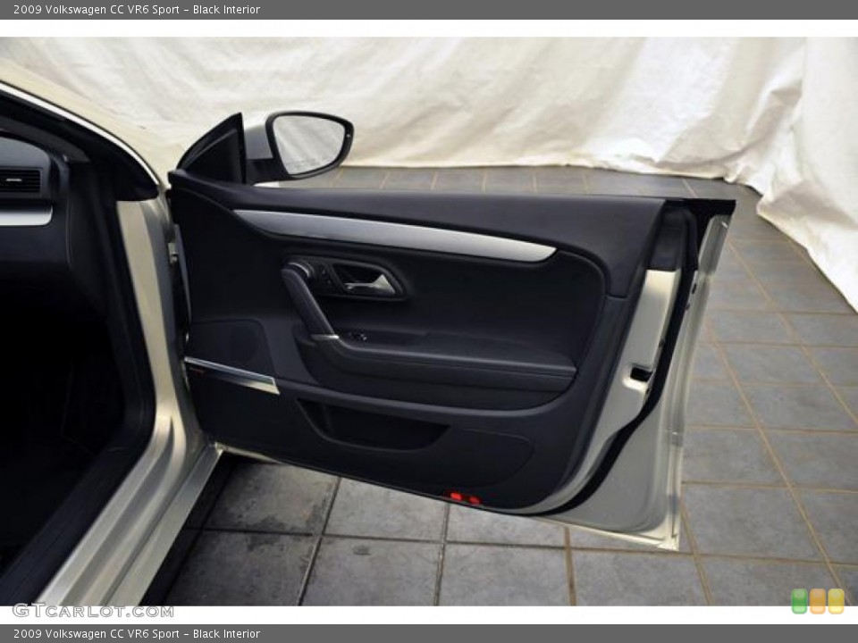 Black Interior Door Panel for the 2009 Volkswagen CC VR6 Sport #68595060