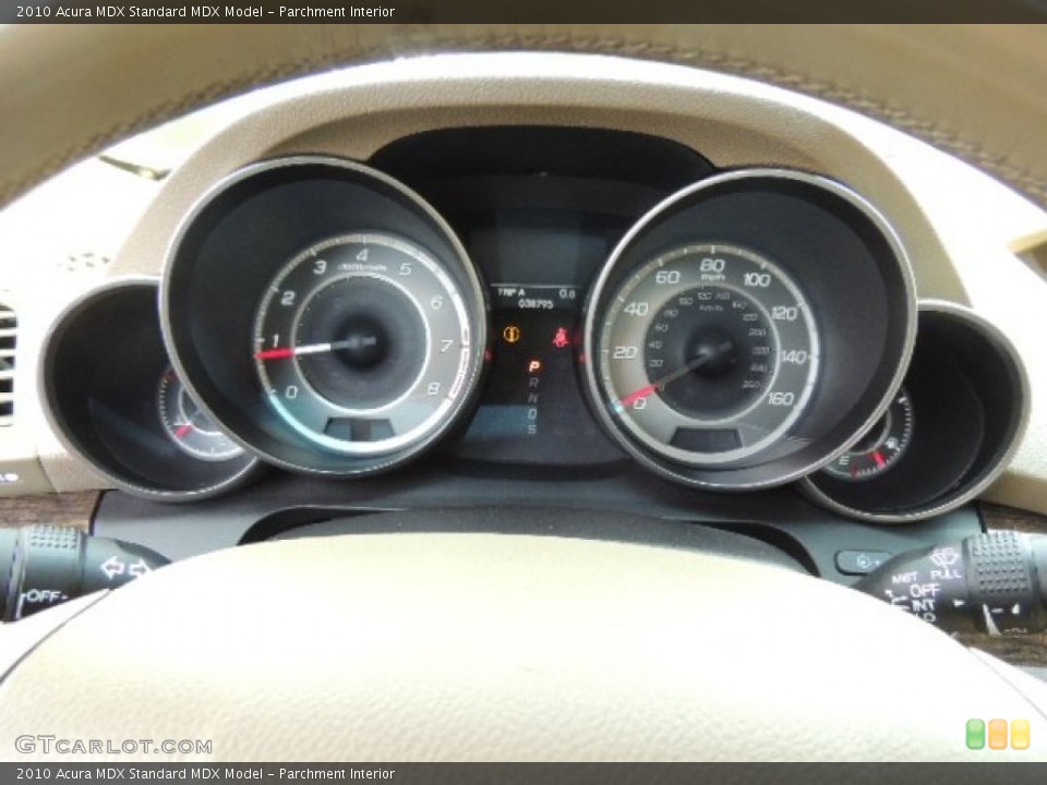 Parchment Interior Gauges for the 2010 Acura MDX  #68595131