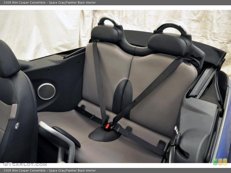 Space Gray/Panther Black Interior Rear Seat for the 2006 Mini Cooper Convertible #68595211