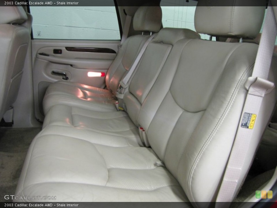 Shale Interior Rear Seat for the 2003 Cadillac Escalade AWD #68595368