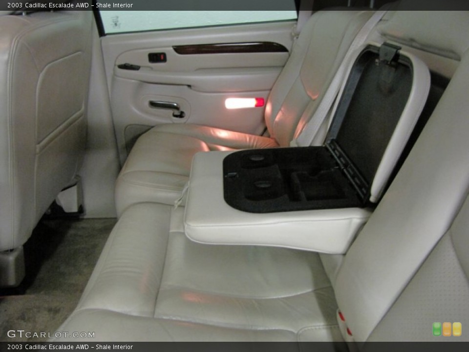 Shale Interior Rear Seat for the 2003 Cadillac Escalade AWD #68595377