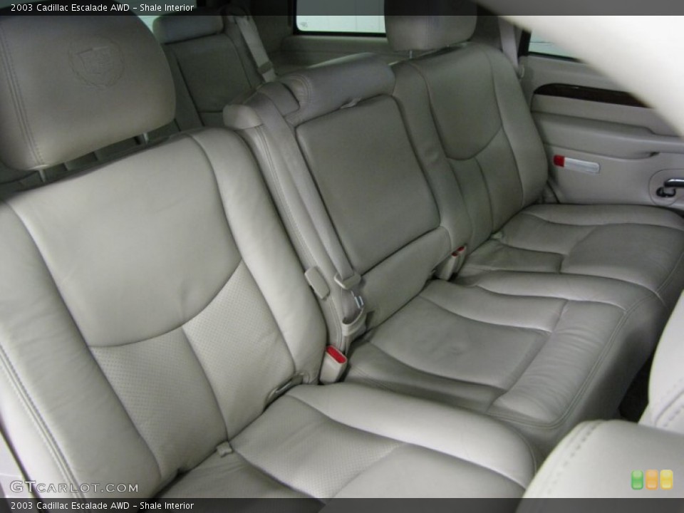 Shale Interior Rear Seat for the 2003 Cadillac Escalade AWD #68595386