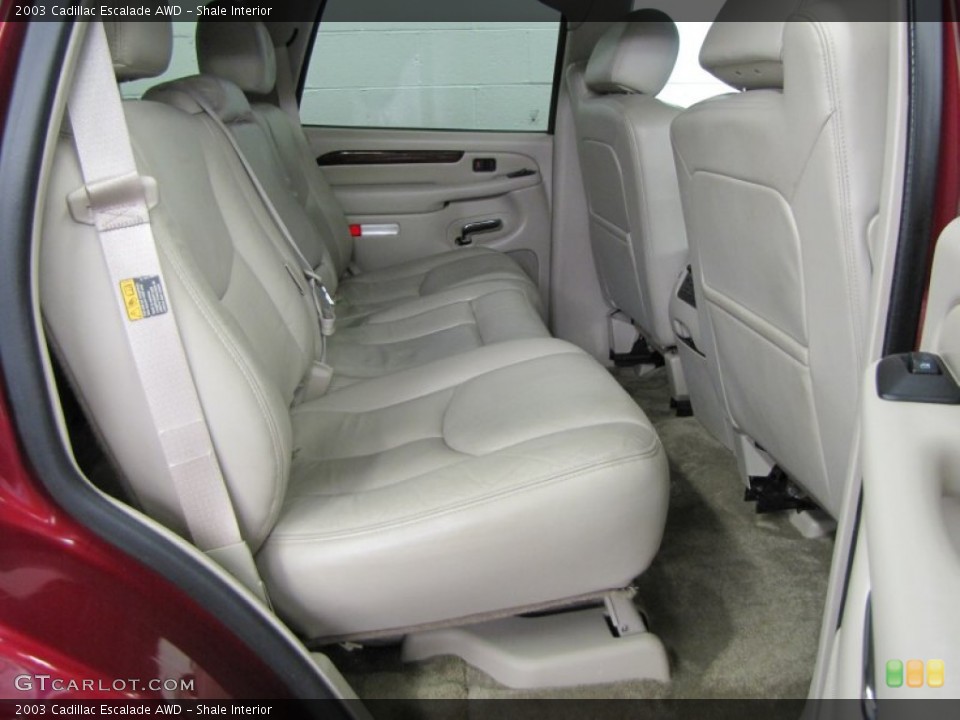 Shale Interior Rear Seat for the 2003 Cadillac Escalade AWD #68595394
