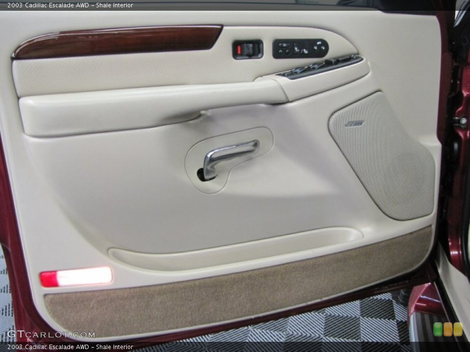 Shale Interior Door Panel for the 2003 Cadillac Escalade AWD #68595431