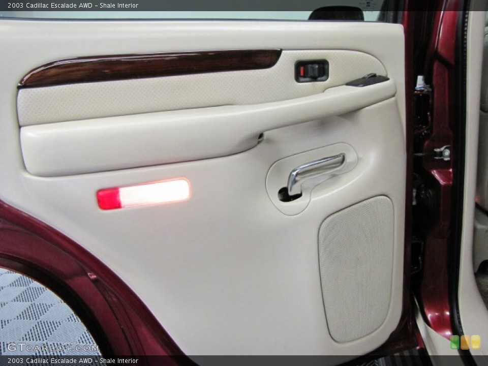 Shale Interior Door Panel for the 2003 Cadillac Escalade AWD #68595455