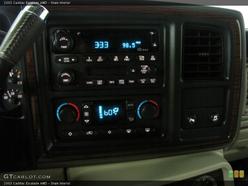 Shale Interior Controls for the 2003 Cadillac Escalade AWD #68595578