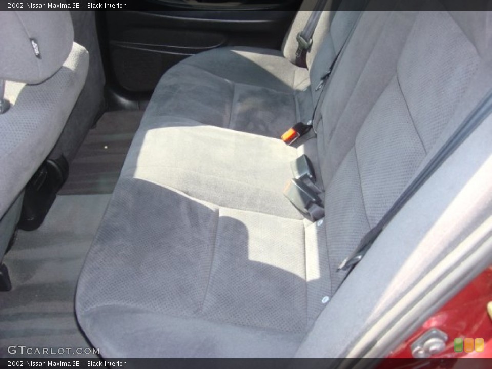 Black Interior Rear Seat for the 2002 Nissan Maxima SE #68595911