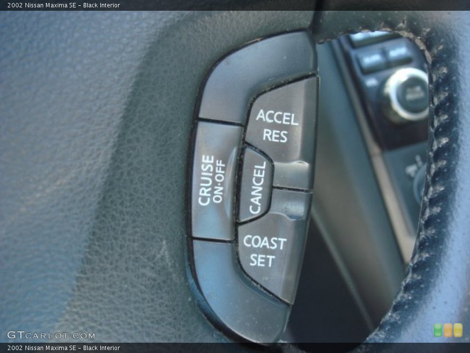 Black Interior Controls for the 2002 Nissan Maxima SE #68595984