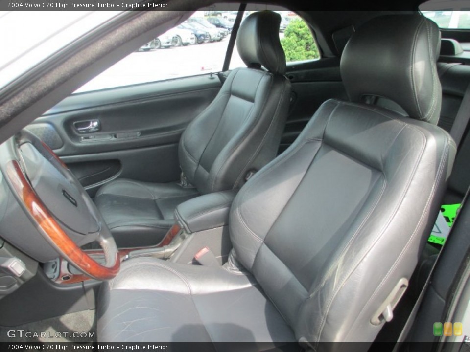 Graphite Interior Front Seat for the 2004 Volvo C70 High Pressure Turbo #68596193