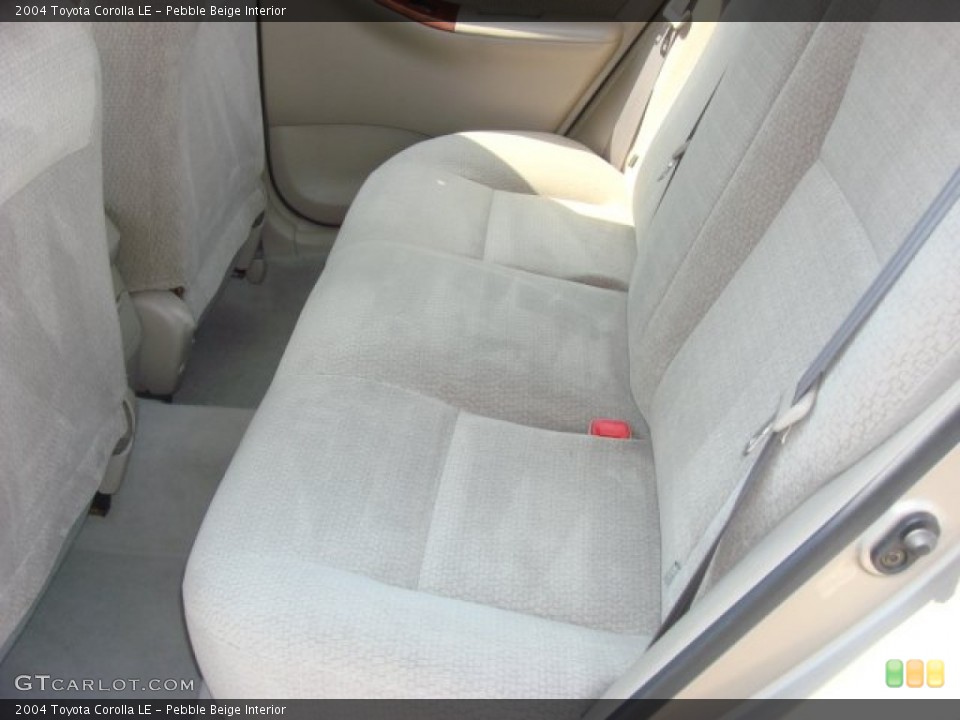 Pebble Beige Interior Rear Seat for the 2004 Toyota Corolla LE #68596538