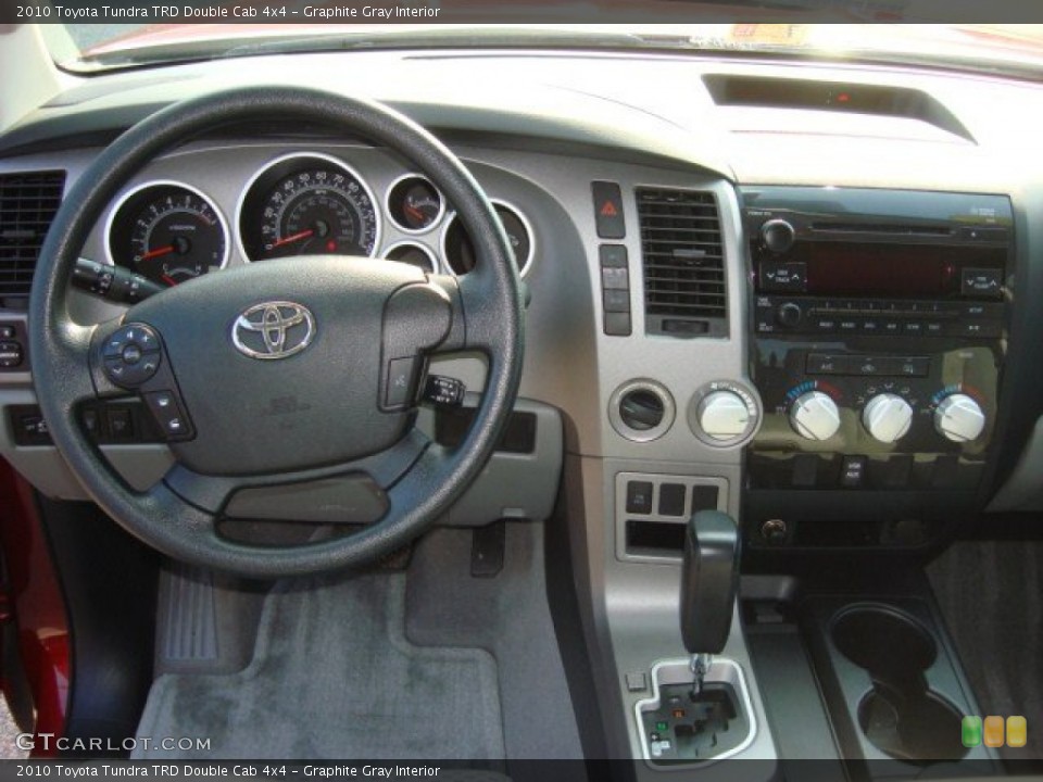 Graphite Gray Interior Dashboard for the 2010 Toyota Tundra TRD Double Cab 4x4 #68596730