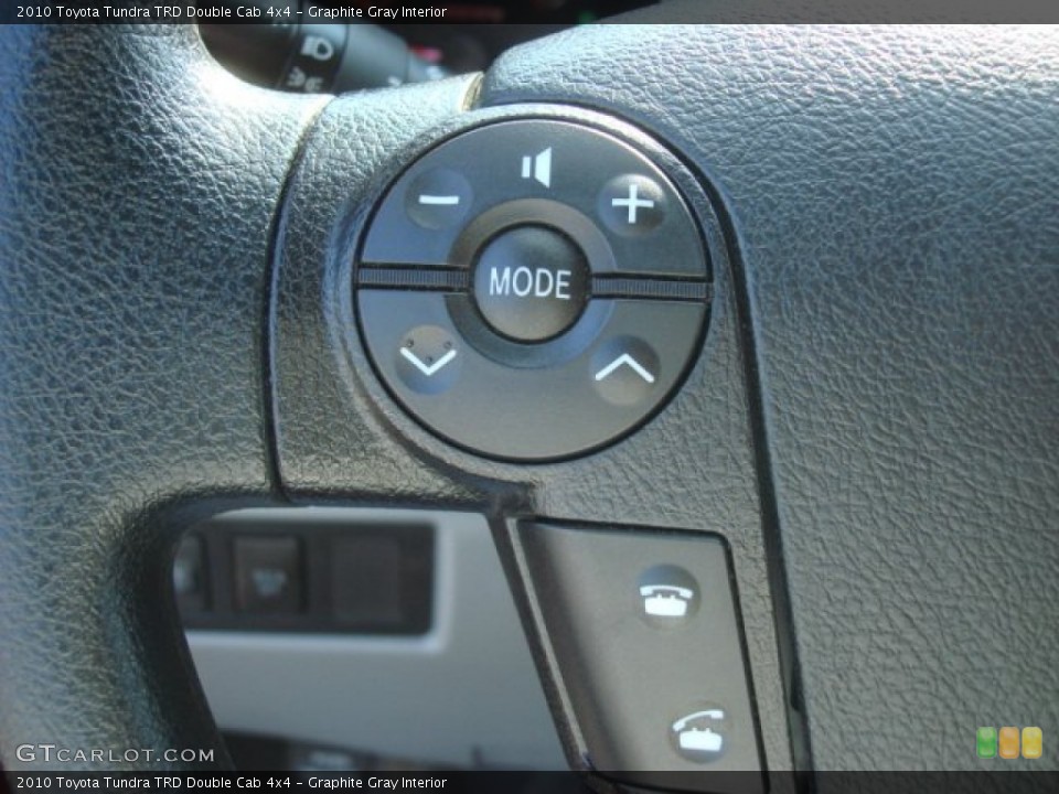 Graphite Gray Interior Controls for the 2010 Toyota Tundra TRD Double Cab 4x4 #68596802