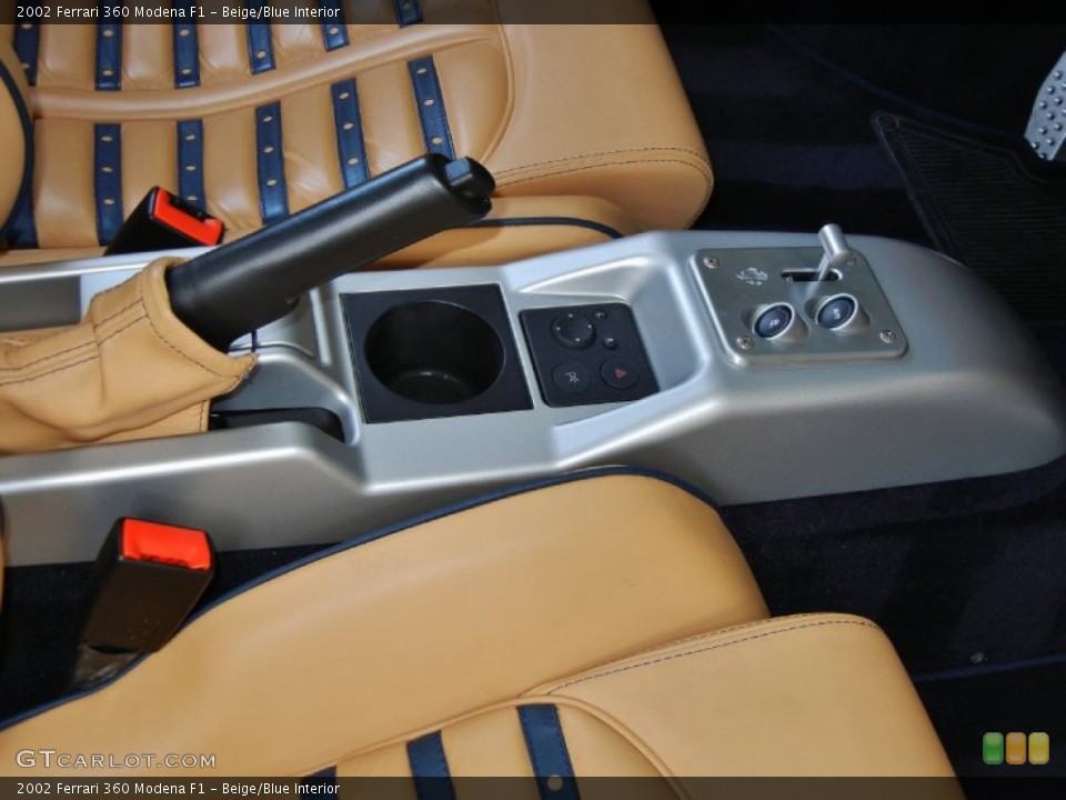 Beige/Blue Interior Transmission for the 2002 Ferrari 360 Modena F1 #68597024