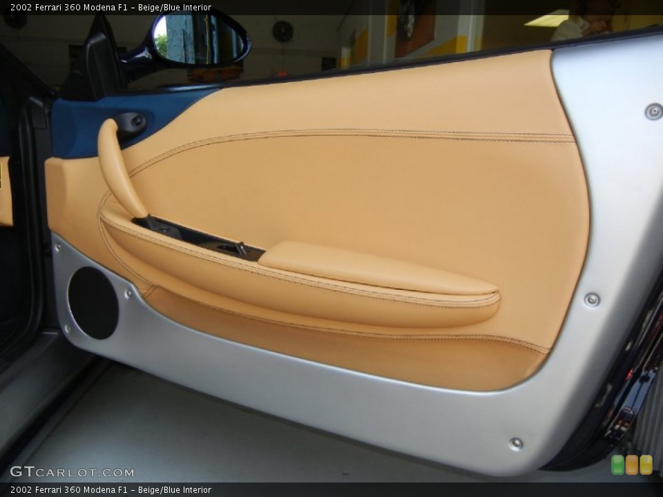 Beige/Blue Interior Door Panel for the 2002 Ferrari 360 Modena F1 #68597105
