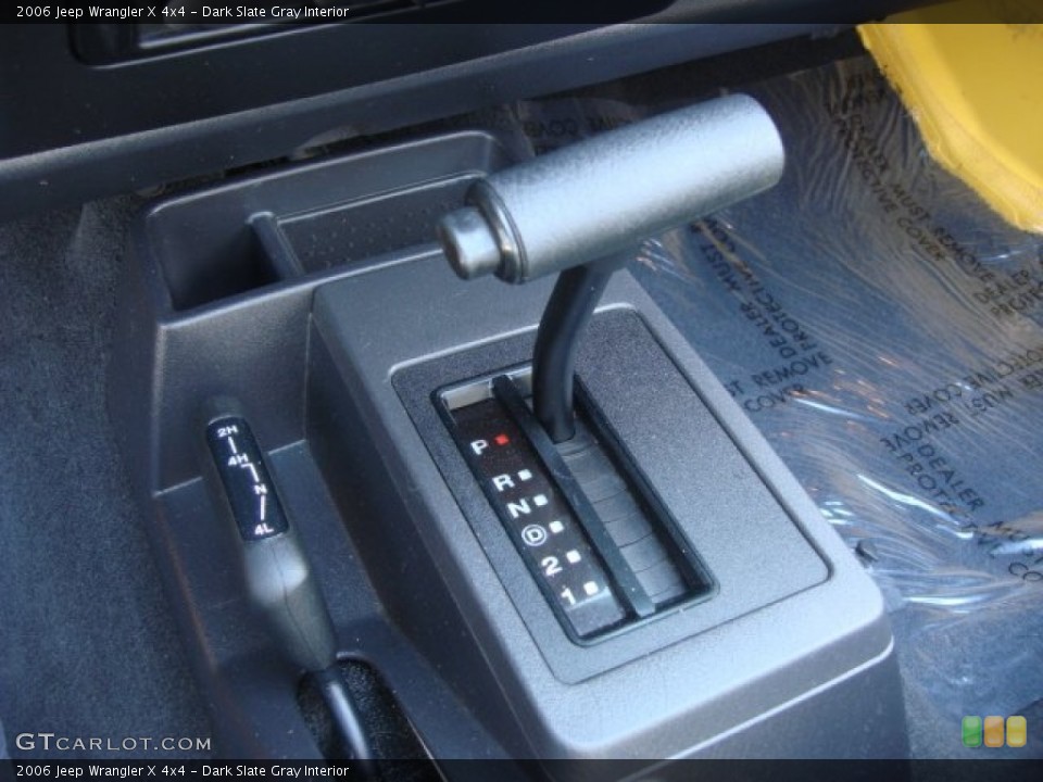 Dark Slate Gray Interior Transmission for the 2006 Jeep Wrangler X 4x4 #68597669
