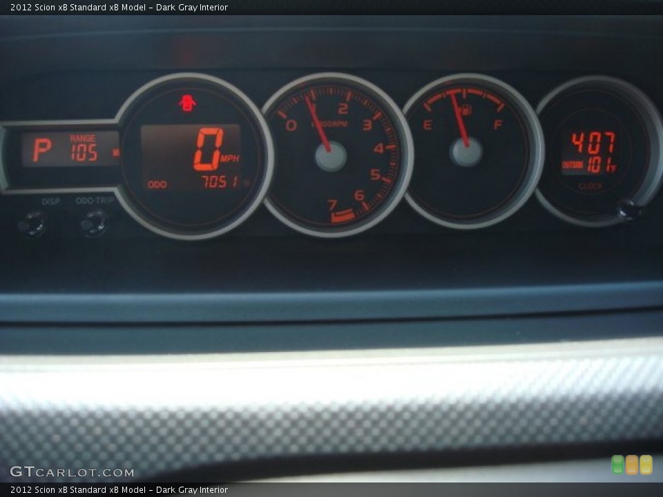 Dark Gray Interior Gauges for the 2012 Scion xB  #68598341