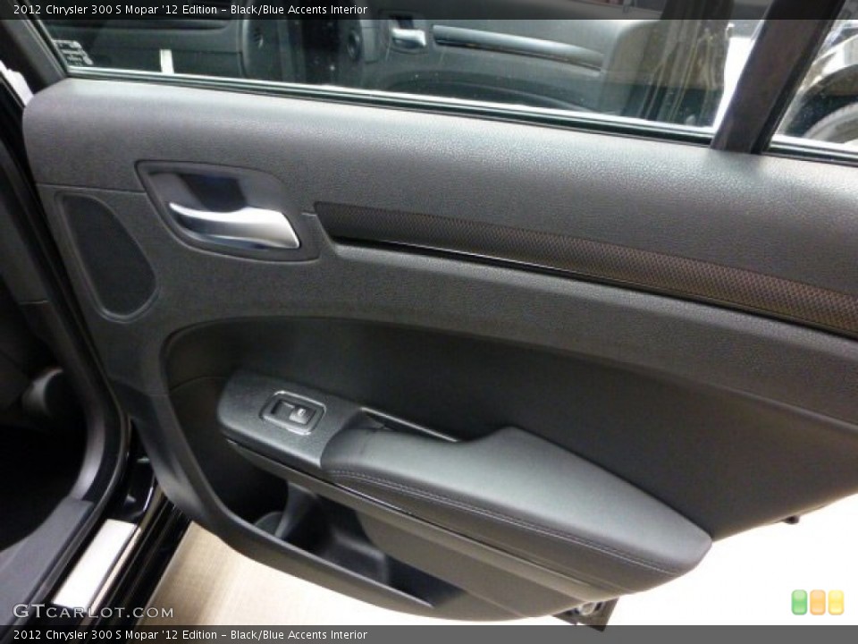Black/Blue Accents Interior Door Panel for the 2012 Chrysler 300 S Mopar '12 Edition #68598728