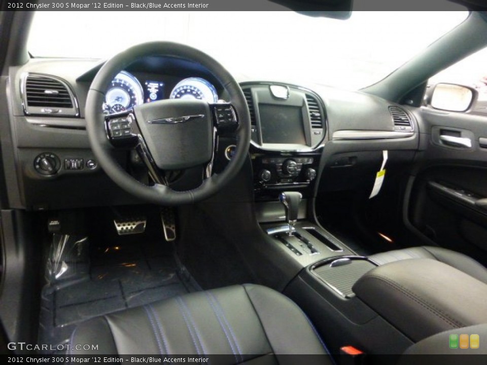 Black/Blue Accents 2012 Chrysler 300 Interiors