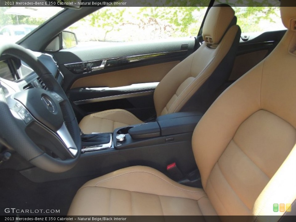 Natural Beige/Black Interior Photo for the 2013 Mercedes-Benz E 350 Cabriolet #68598850