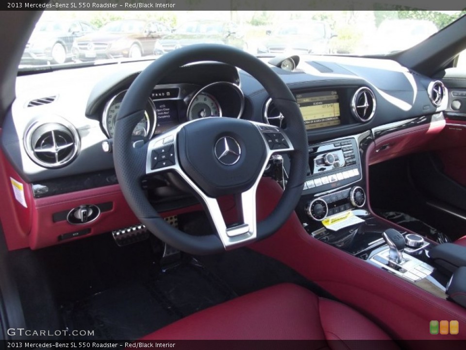 Red/Black Interior Prime Interior for the 2013 Mercedes-Benz SL 550 Roadster #68599178