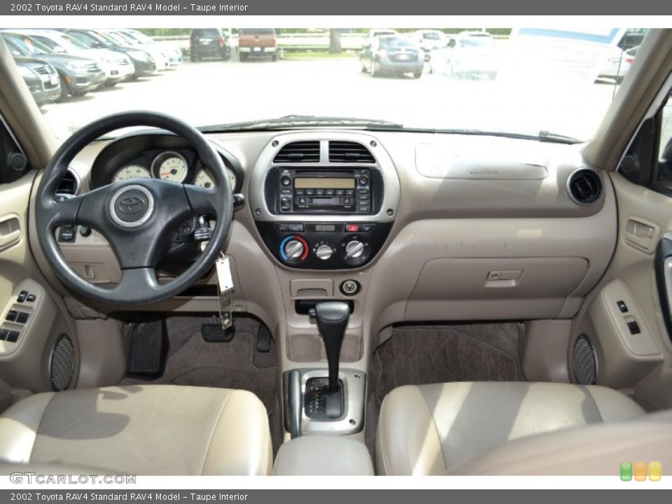 Taupe Interior Dashboard for the 2002 Toyota RAV4  #68599820