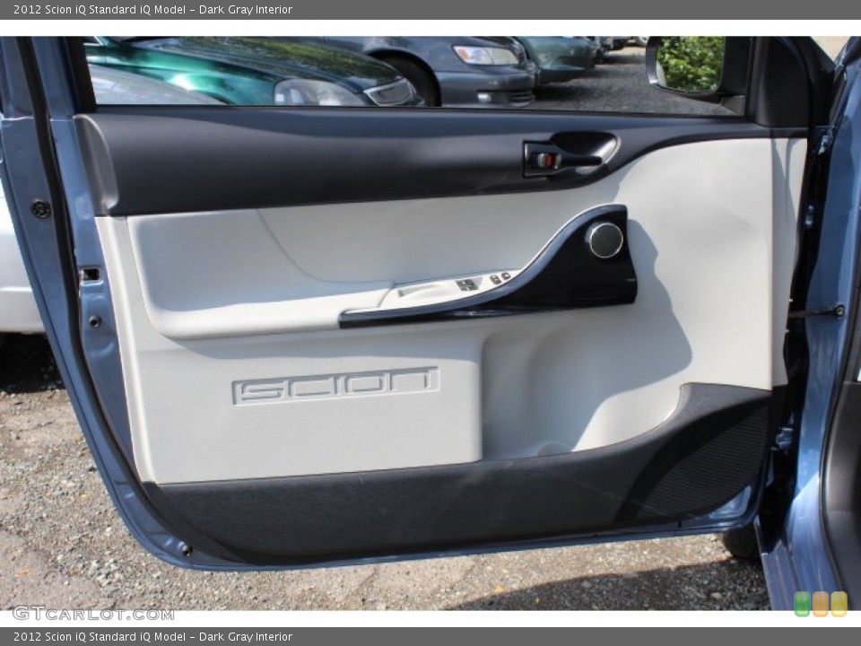 Dark Gray Interior Door Panel for the 2012 Scion iQ  #68600390