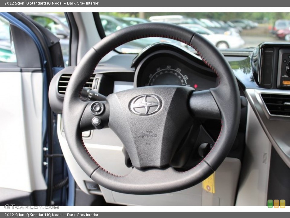 Dark Gray Interior Steering Wheel for the 2012 Scion iQ  #68600450