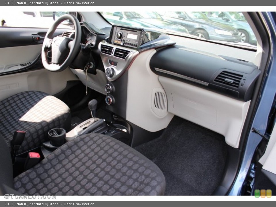 Dark Gray Interior Dashboard for the 2012 Scion iQ  #68600510