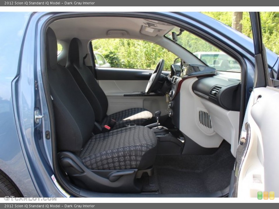 Dark Gray Interior Front Seat for the 2012 Scion iQ  #68600519