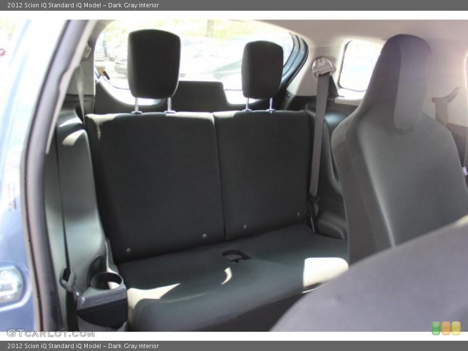 Dark Gray Interior Rear Seat for the 2012 Scion iQ  #68600527