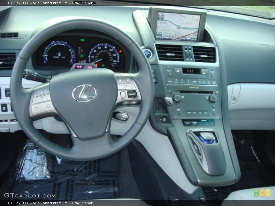 Gray Interior Dashboard for the 2010 Lexus HS 250h Hybrid Premium #68600891
