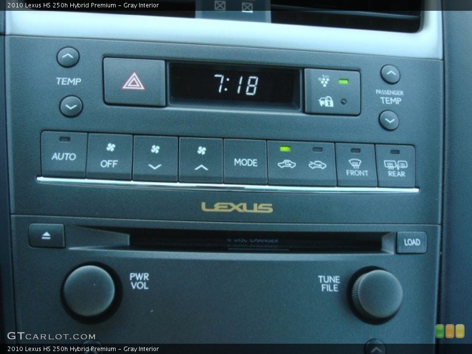 Gray Interior Audio System for the 2010 Lexus HS 250h Hybrid Premium #68600951