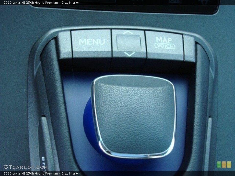Gray Interior Controls for the 2010 Lexus HS 250h Hybrid Premium #68600975