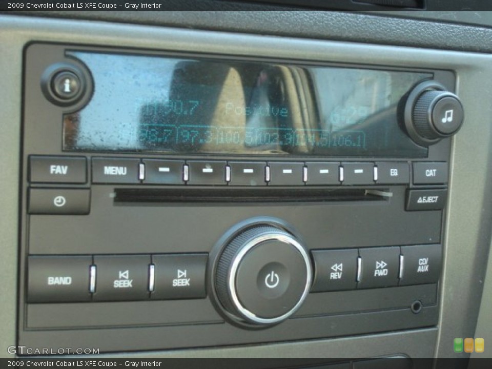Gray Interior Audio System for the 2009 Chevrolet Cobalt LS XFE Coupe #68601245