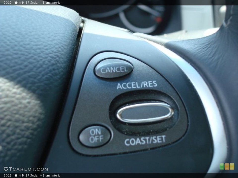 Stone Interior Controls for the 2012 Infiniti M 37 Sedan #68602915