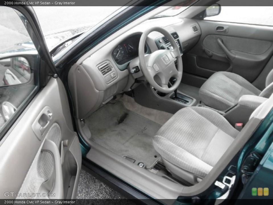 Gray Interior Photo for the 2000 Honda Civic VP Sedan #68604773