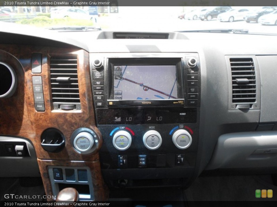 Graphite Gray Interior Controls for the 2010 Toyota Tundra Limited CrewMax #68606768
