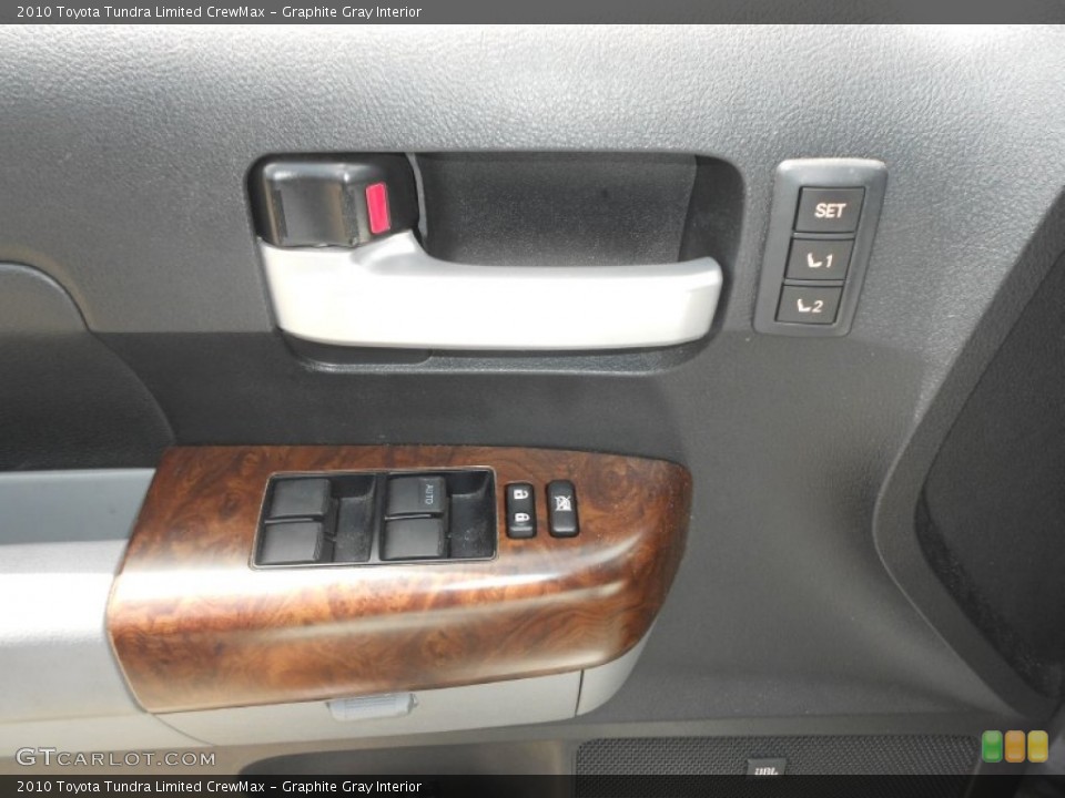 Graphite Gray Interior Controls for the 2010 Toyota Tundra Limited CrewMax #68606840