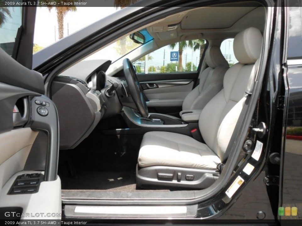Taupe Interior Front Seat for the 2009 Acura TL 3.7 SH-AWD #68606969