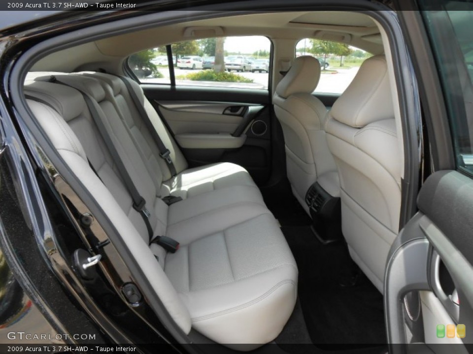 Taupe Interior Rear Seat for the 2009 Acura TL 3.7 SH-AWD #68607034