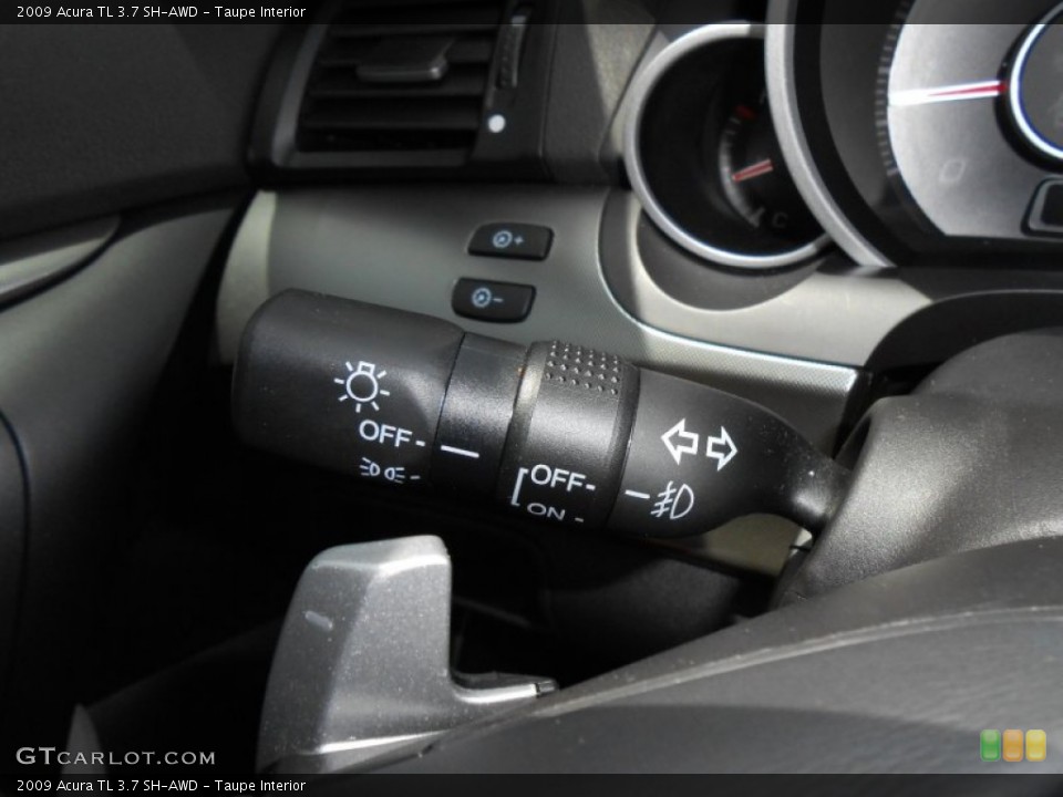 Taupe Interior Controls for the 2009 Acura TL 3.7 SH-AWD #68607125