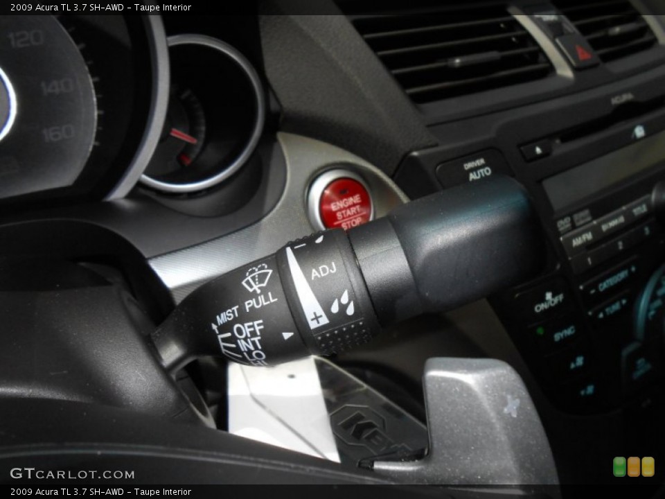 Taupe Interior Controls for the 2009 Acura TL 3.7 SH-AWD #68607134